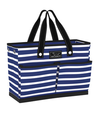 SCOUT The BJ Pocket Tote Bag in Nantucket Navy