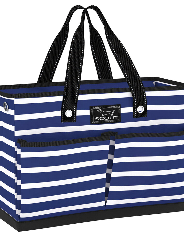 SCOUT The BJ Pocket Tote Bag in Nantucket Navy