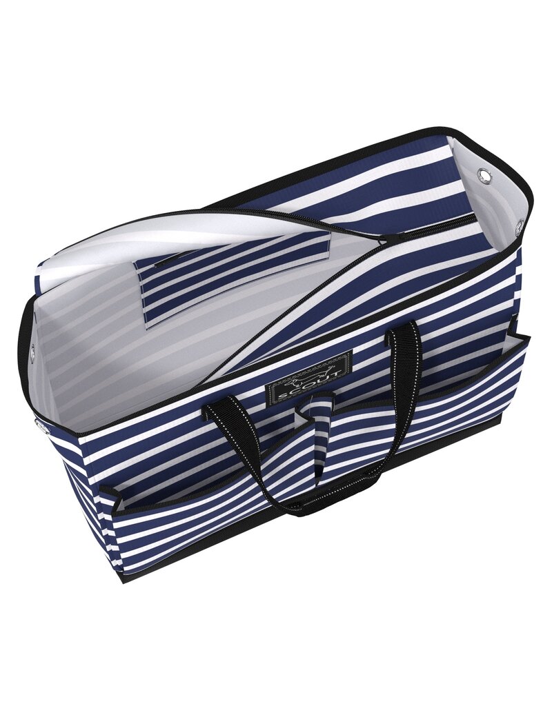 SCOUT The BJ Pocket Tote Bag in Nantucket Navy