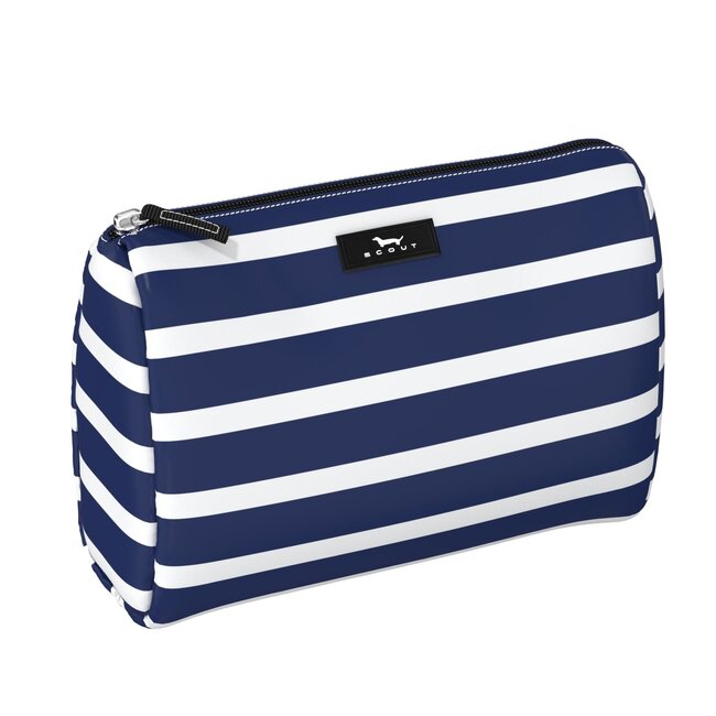 Packin' Heat Makeup Bag in Nantucket Navy