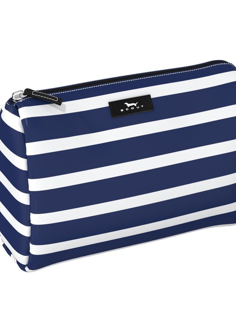 SCOUT Packin' Heat Makeup Bag in Nantucket Navy