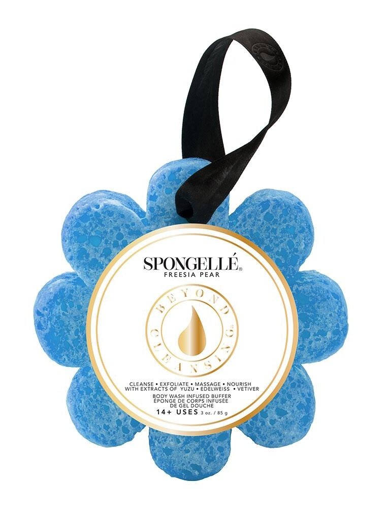 SPONGELLE Freesia Pear Wildflower Bath Sponge