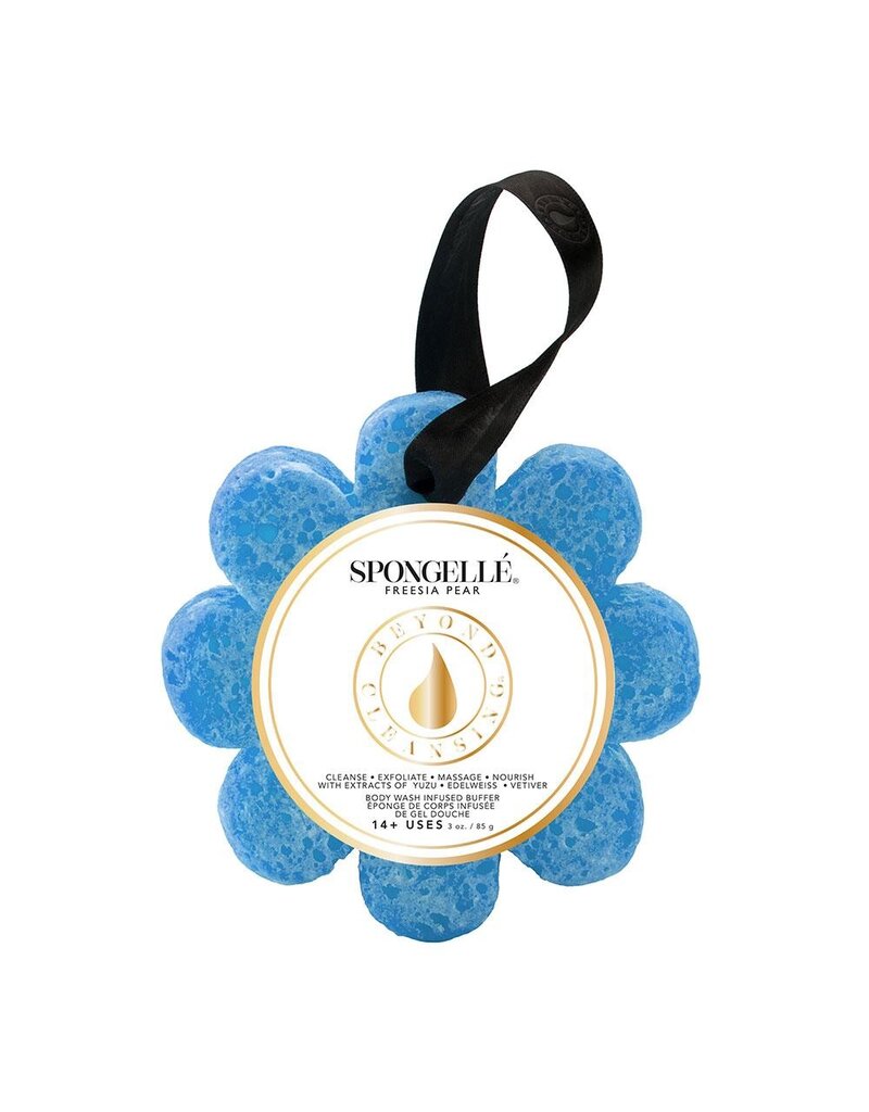 SPONGELLE Freesia Pear Wildflower Bath Sponge