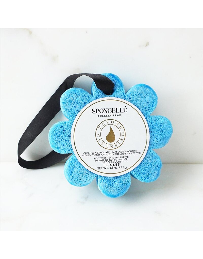 SPONGELLE Freesia Pear Wildflower Bath Sponge