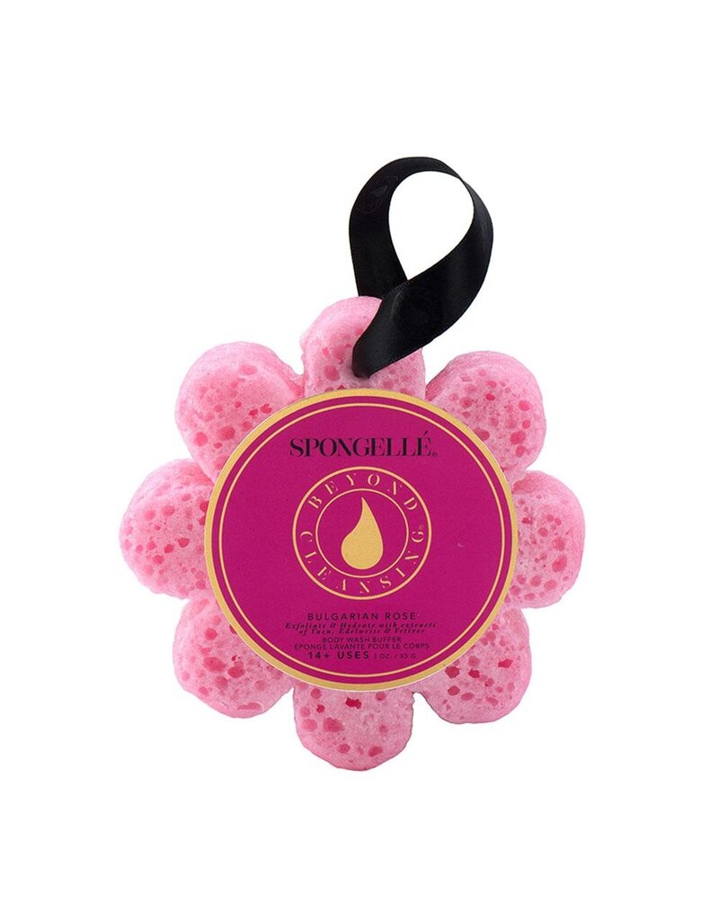 SPONGELLE Bulgarian Rose Wildflower Bath Sponge