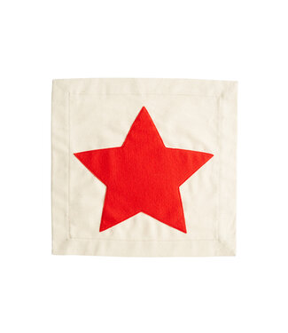 NORA FLEMING Red Star Pillow Panel