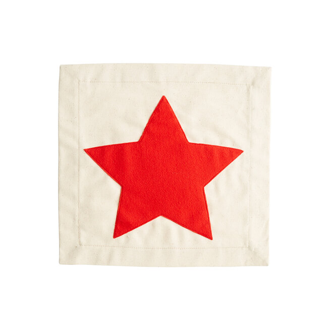 Red Star Pillow Panel