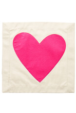 NORA FLEMING Pink Heart Pillow Panel