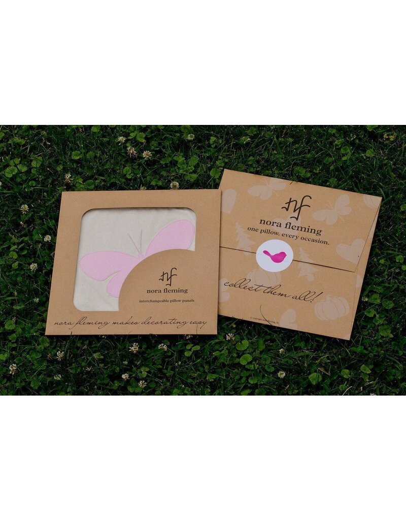 NORA FLEMING Pink Heart Pillow Panel