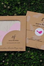 NORA FLEMING Pink Butterfly Pillow Panel