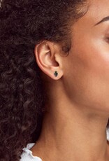 KENDRA SCOTT DESIGN Emilie Silver Stud Earrings In Platinum Drusy KENDRA SCOTT DESIGN Emilie Silver Stud Earrings In Platinum Drusy