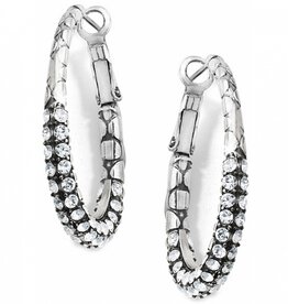 BRIGHTON Pebble Pave Hoop Earrings