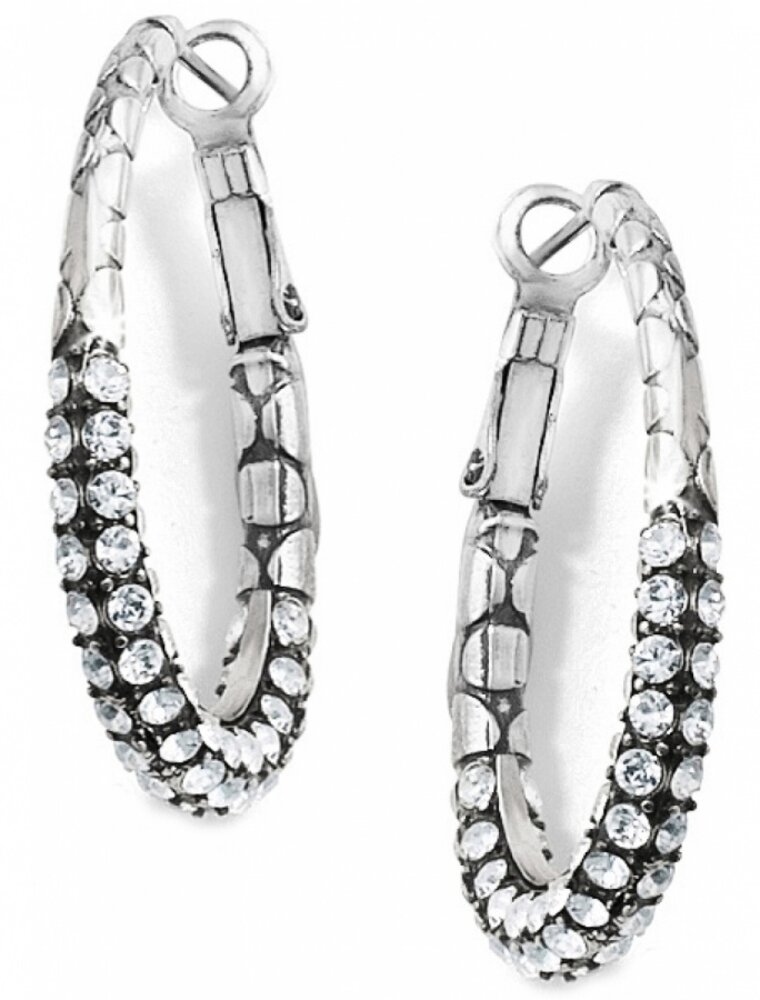 BRIGHTON Pebble Pave Hoop Earrings