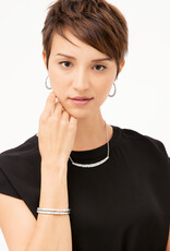 BRIGHTON Pebble Pave Hoop Earrings