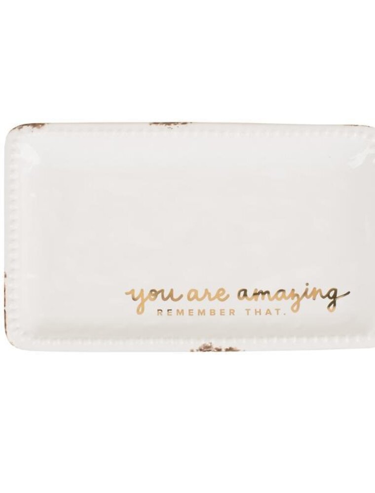 GLORY HAUS "You Are Amazing" Trinket Tray