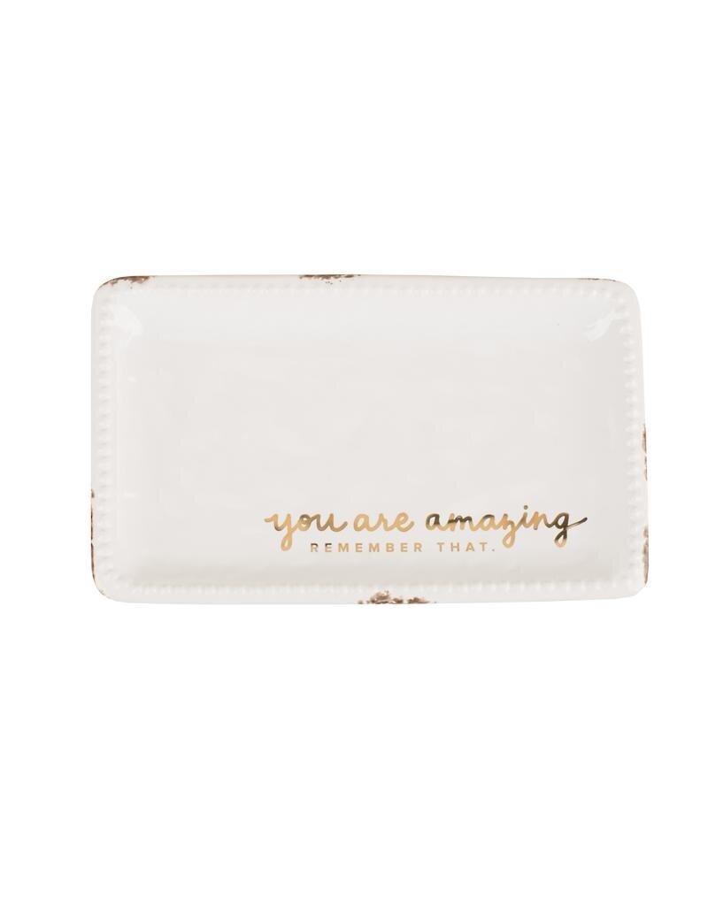 GLORY HAUS "You Are Amazing" Trinket Tray