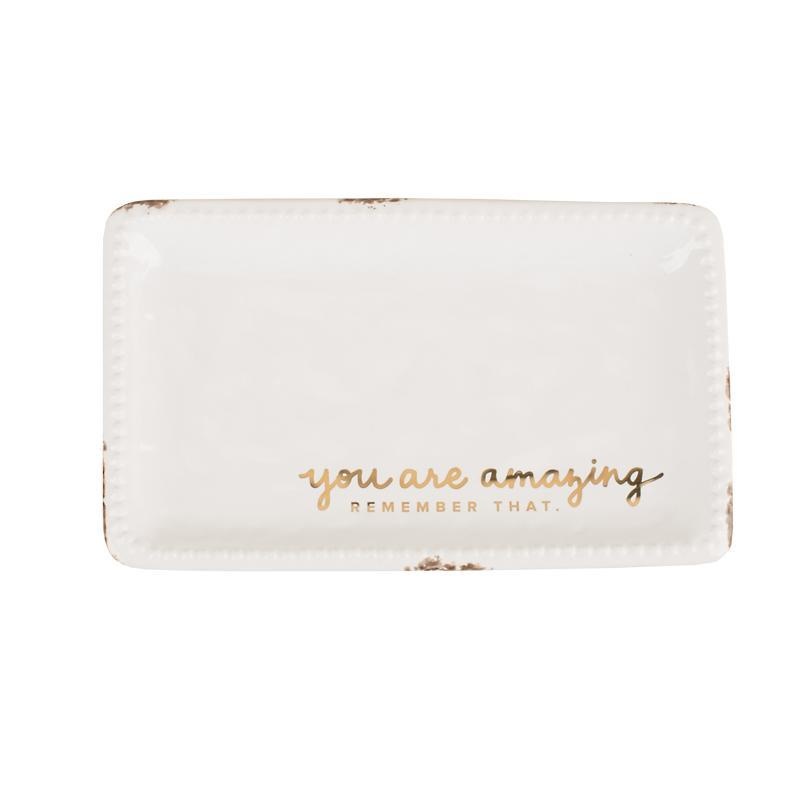 GLORY HAUS "You Are Amazing" Trinket Tray