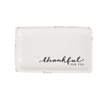 GLORY HAUS "Thankful For You" Trinket Tray