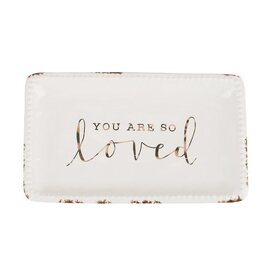 GLORY HAUS "You Are So Loved" Trinket Tray