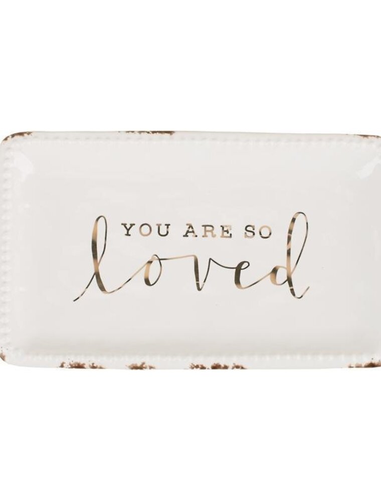 GLORY HAUS "You Are So Loved" Trinket Tray