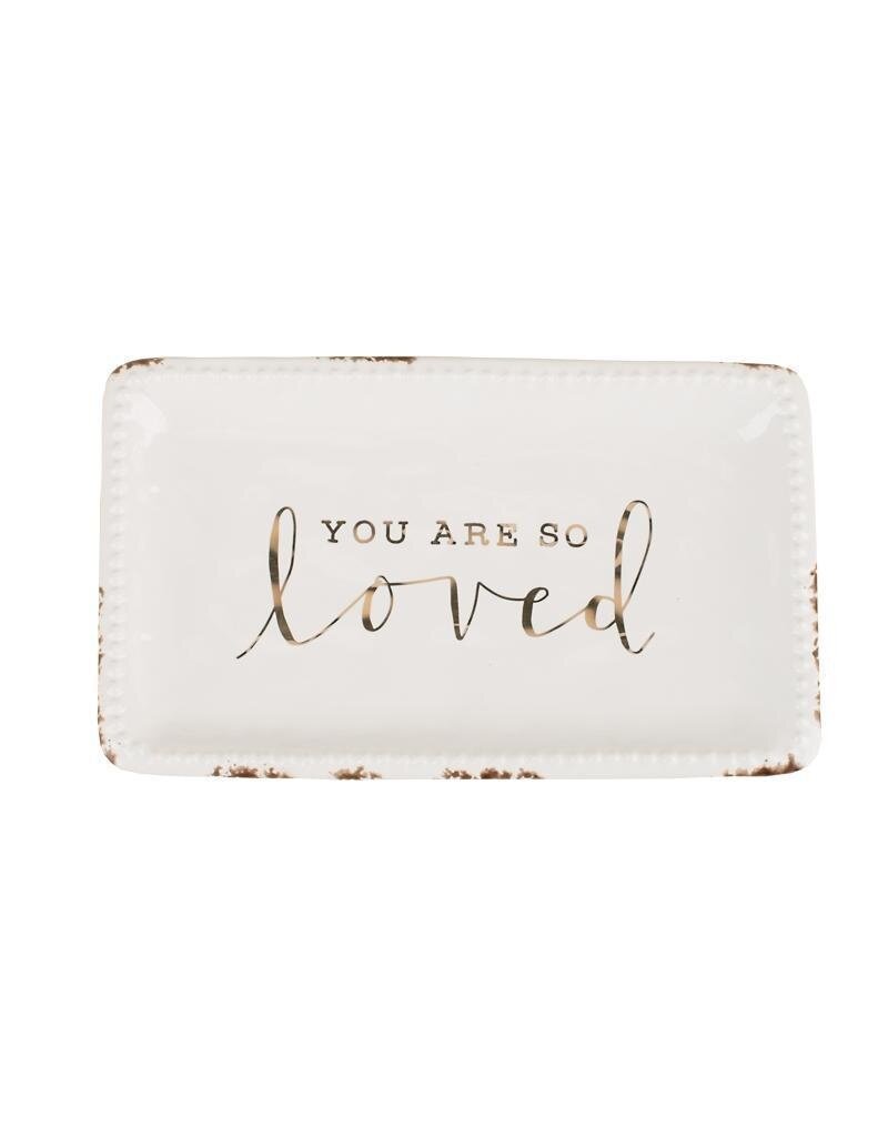 GLORY HAUS "You Are So Loved" Trinket Tray