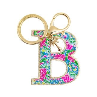 LILLY PULITZER Initial Keychain, Letter B
