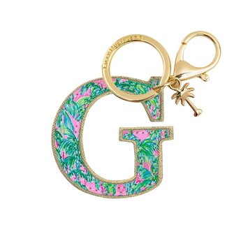 LILLY PULITZER Initial Keychain, Letter G