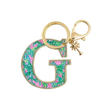 LILLY PULITZER Initial Keychain, Letter G