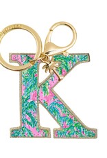 LILLY PULITZER Initial Keychain, Letter K LILLY PULITZER Initial Keychain, Letter K