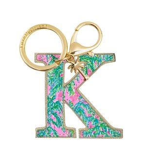 LILLY PULITZER Initial Keychain, Letter K