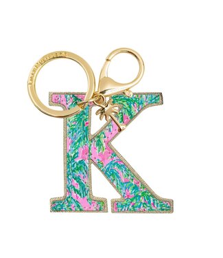 LILLY PULITZER Initial Keychain, Letter K