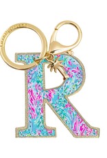 LILLY PULITZER Initial Keychain, Letter R