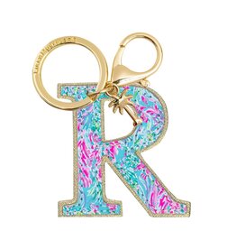 LILLY PULITZER Initial Keychain, Letter R