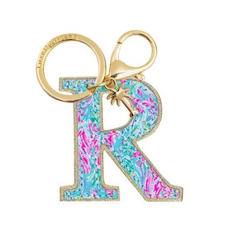 LILLY PULITZER Initial Keychain, Letter R