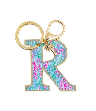 LILLY PULITZER Initial Keychain, Letter R