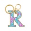 Initial Keychain, Letter R