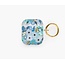 AirPods Case in Clear Garden Party Blue