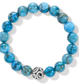 BRIGHTON Contempo Chroma Turquoise Stretch Bracelet