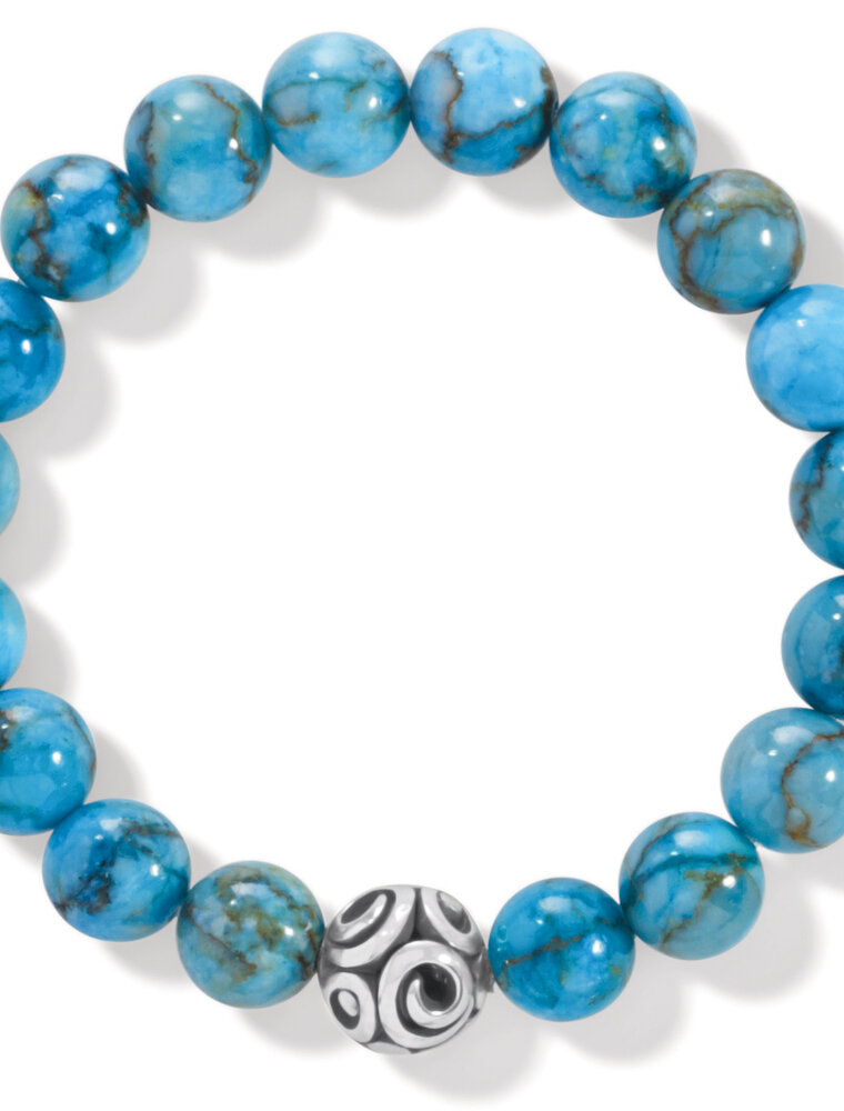 BRIGHTON Contempo Chroma Turquoise Stretch Bracelet