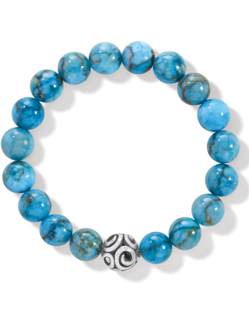 BRIGHTON Contempo Chroma Turquoise Stretch Bracelet