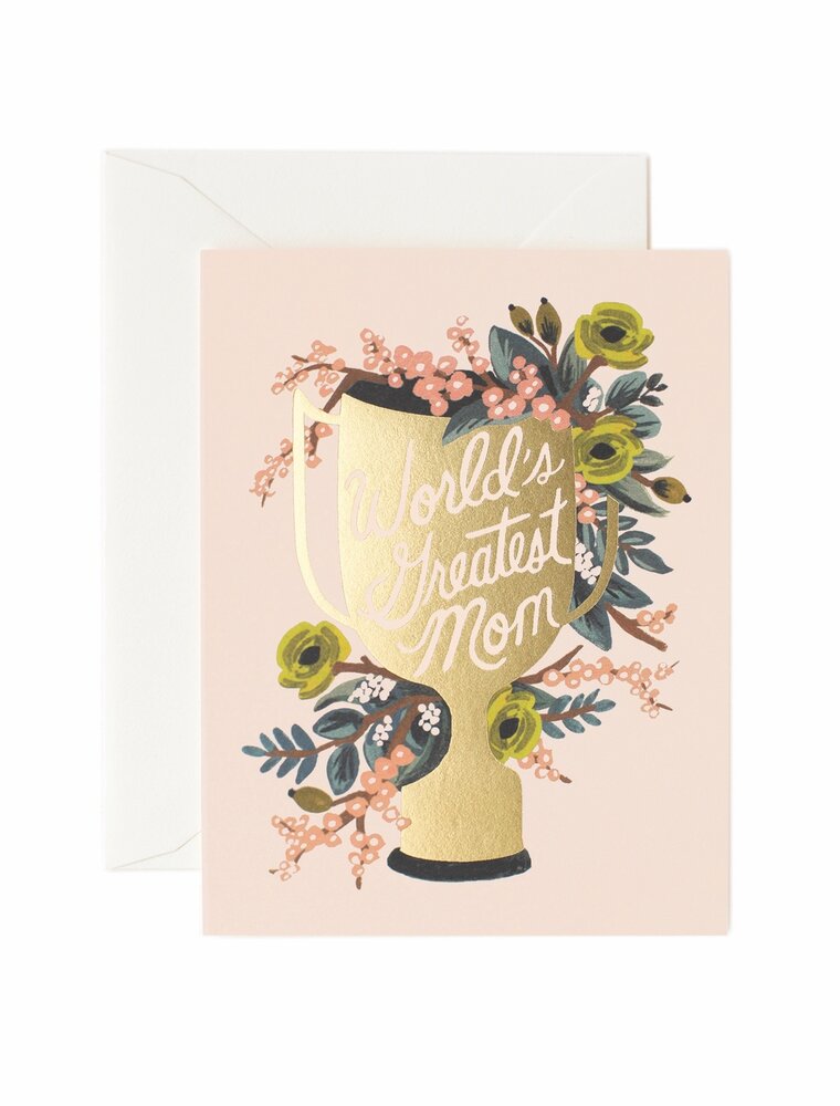 RIFLE PAPER COMPANY World's Greatest Mom Card
