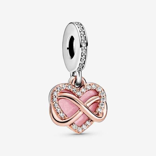 Pandora Sparkling Infinity Heart Dangle Charm - Her Hide Out