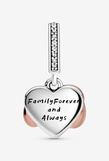 PANDORA Sparkling Infinity Heart Dangle Charm