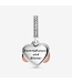 Sparkling Infinity Heart Dangle Charm