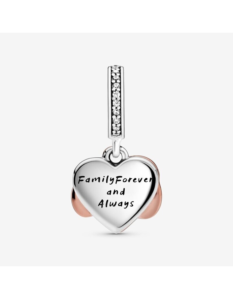 PANDORA Sparkling Infinity Heart Dangle Charm