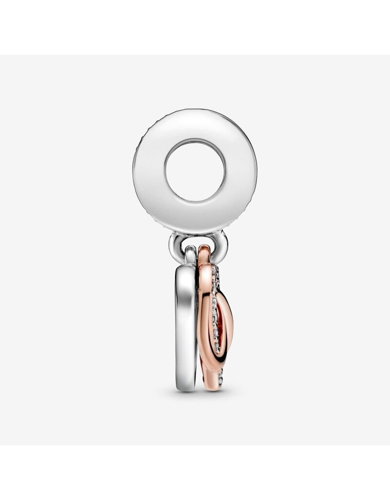 PANDORA Sparkling Infinity Heart Dangle Charm