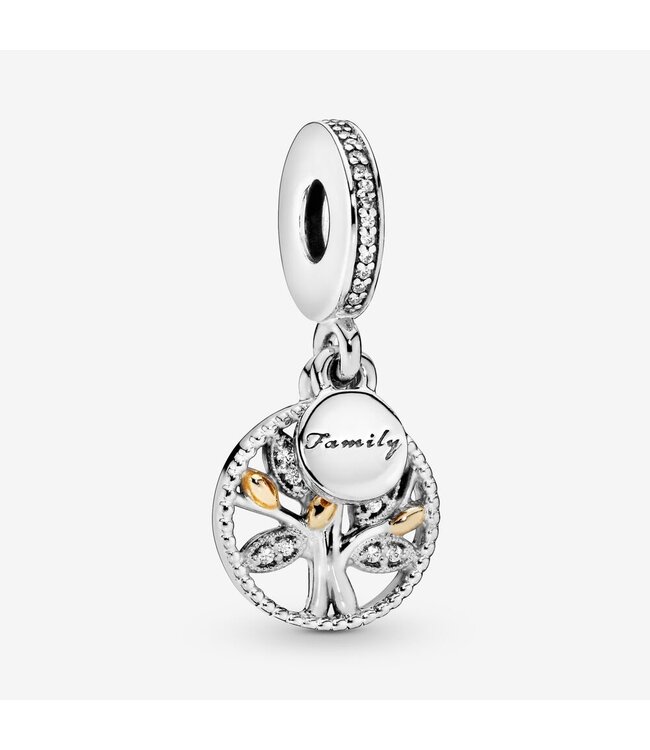 Sparkling Family Tree Dangle Charm