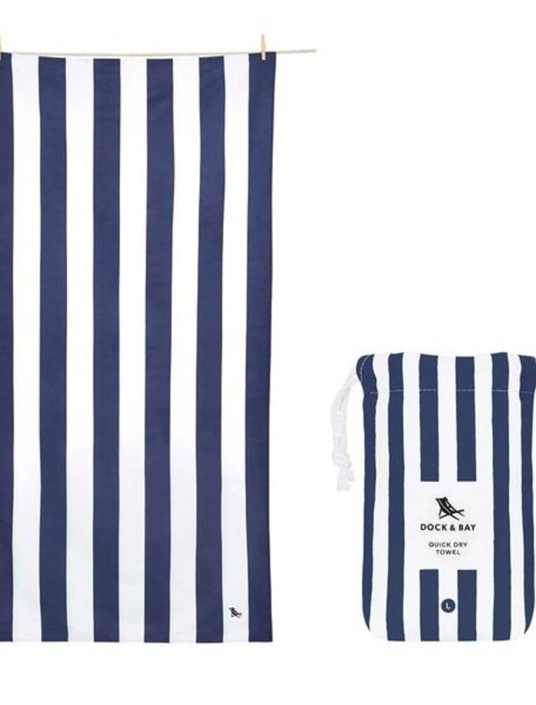 DOCK & BAY Quick Dry XL Towel in Whitsunday Blue
