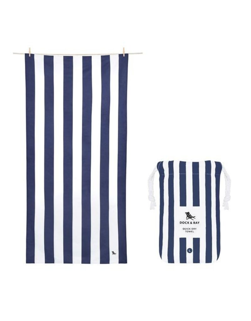 DOCK & BAY Quick Dry XL Towel in Whitsunday Blue