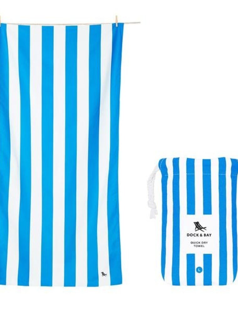 DOCK & BAY Quick Dry XL Towel in Bondi Blue